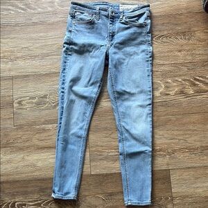 Rag & Bone Blue Skinny Jeans Sleek Fit